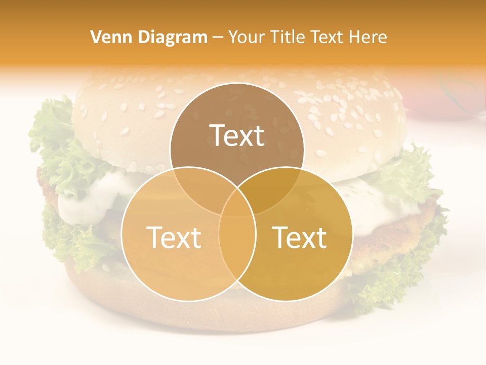 Veggie Hamburger Burger PowerPoint Template