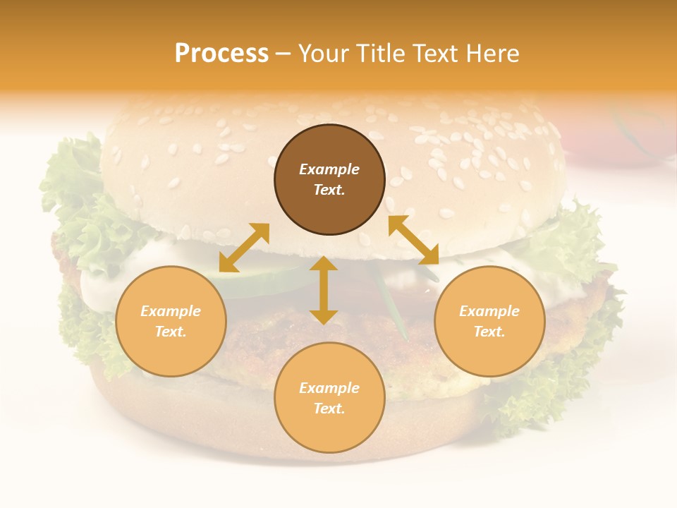 Veggie Hamburger Burger PowerPoint Template