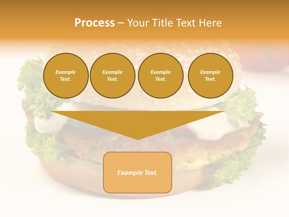 Veggie Hamburger Burger PowerPoint Template