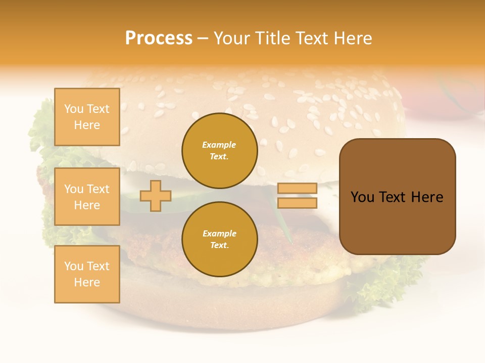 Veggie Hamburger Burger PowerPoint Template