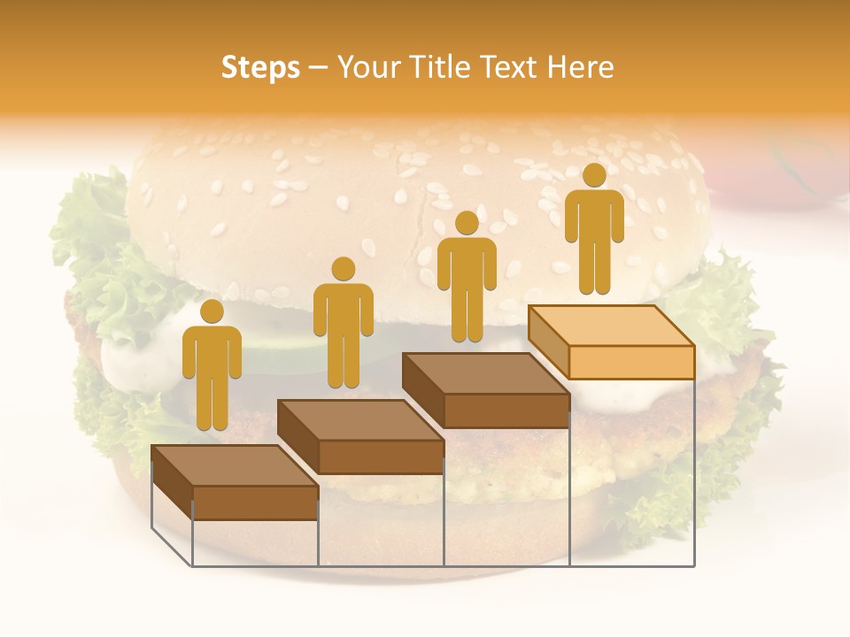 Veggie Hamburger Burger PowerPoint Template