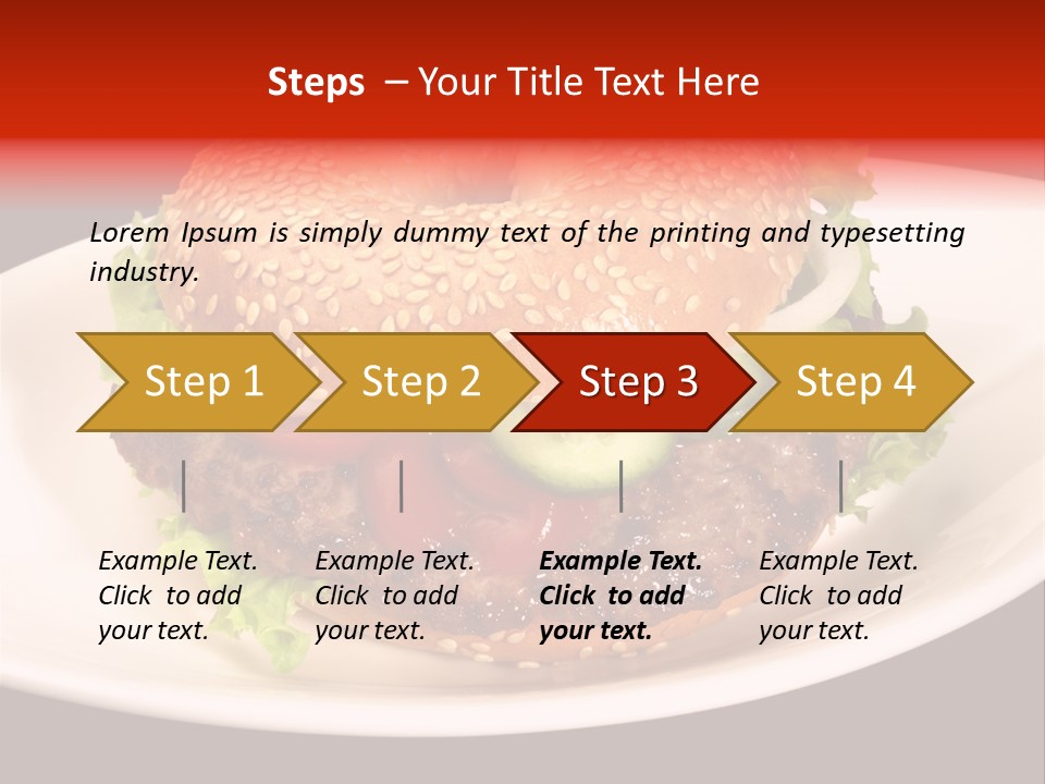 Ern Gebacken Sesambagel PowerPoint Template