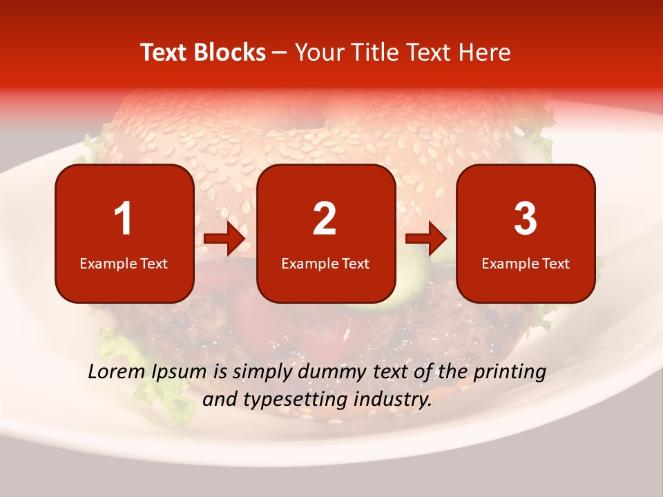 Ern Gebacken Sesambagel PowerPoint Template
