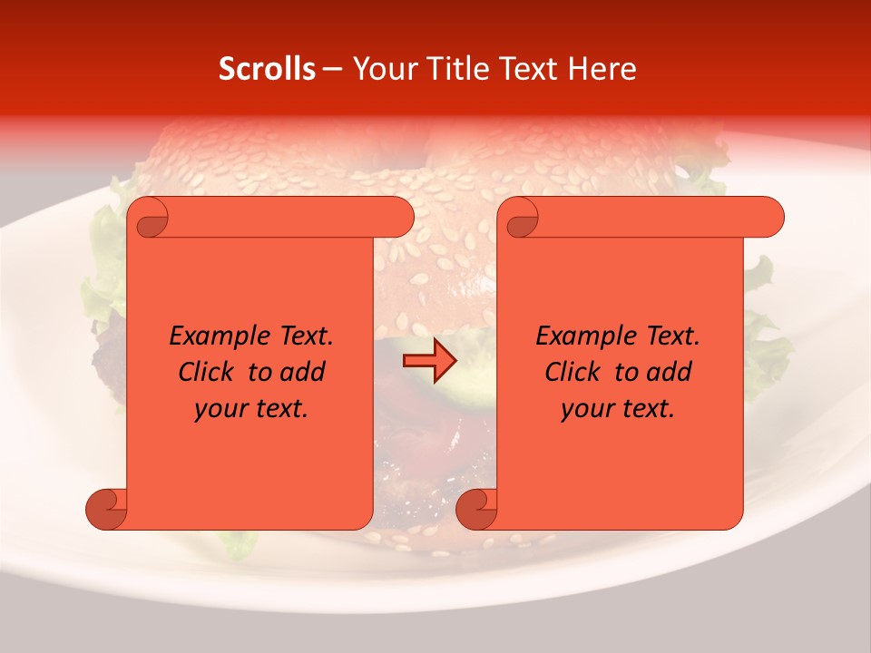 Ern Gebacken Sesambagel PowerPoint Template