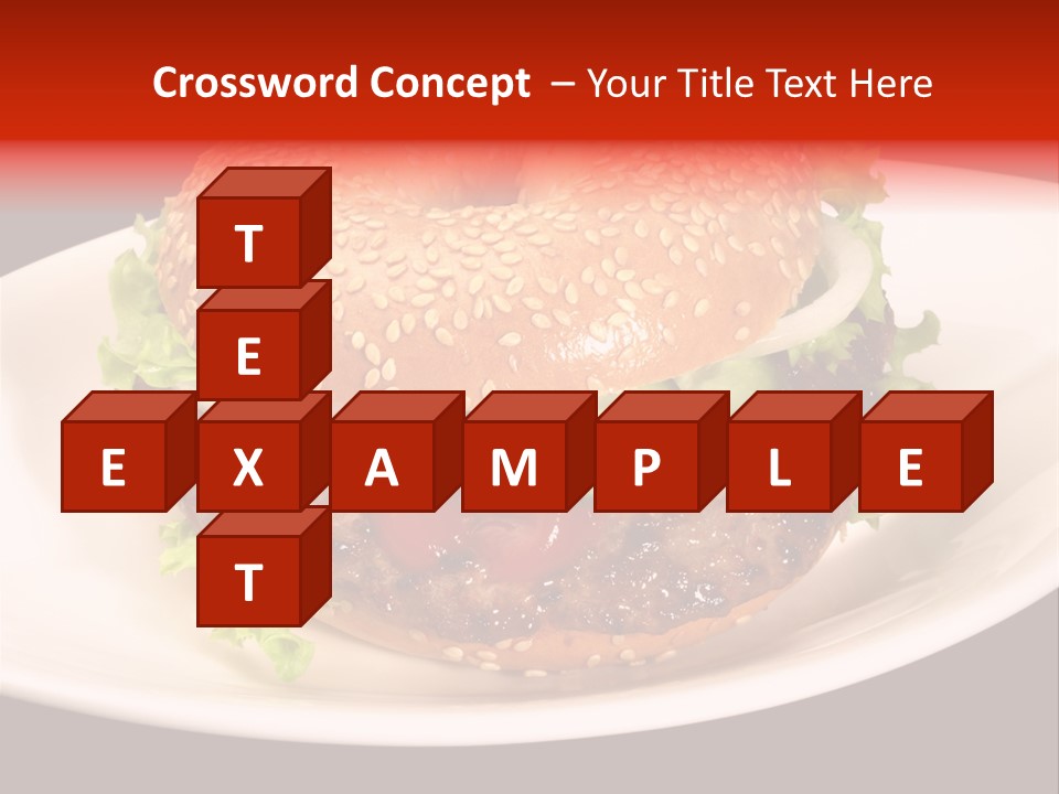 Ern Gebacken Sesambagel PowerPoint Template