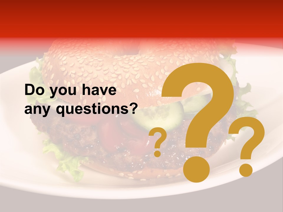 Ern Gebacken Sesambagel PowerPoint Template