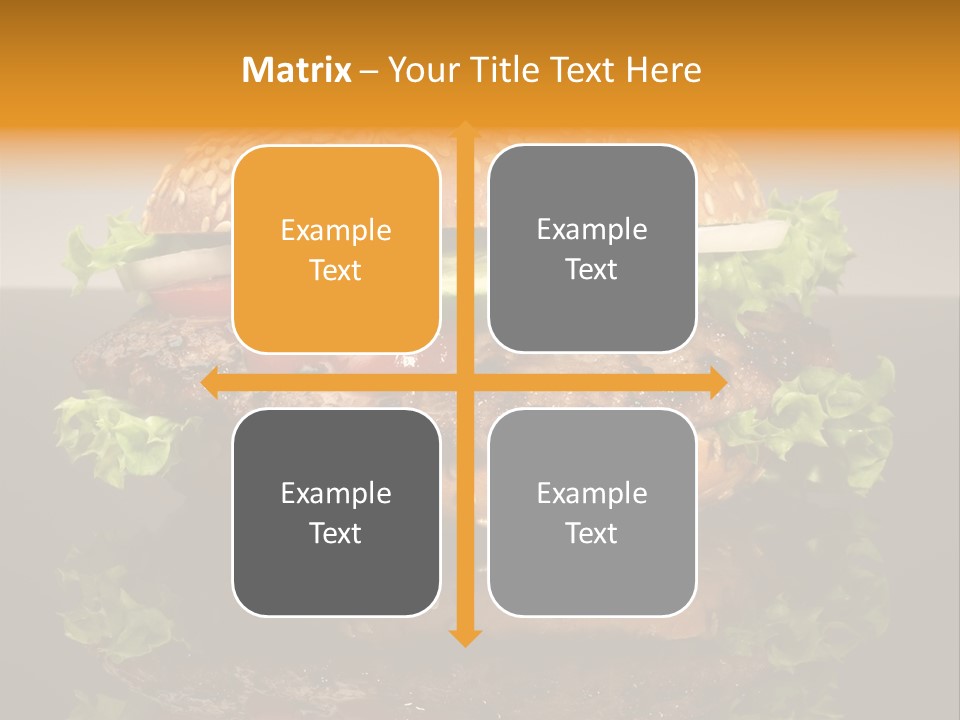 Sesambr Lebensmittel Bagels PowerPoint Template