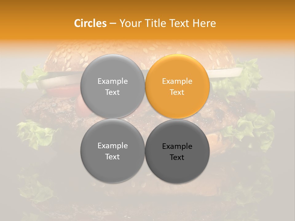 Sesambr Lebensmittel Bagels PowerPoint Template