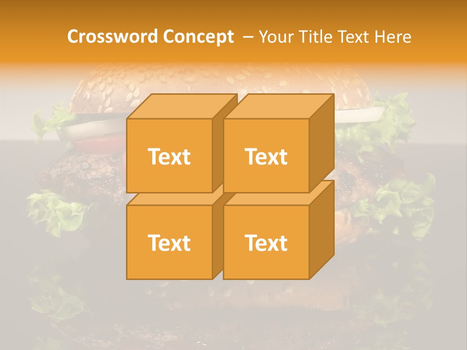 Sesambr Lebensmittel Bagels PowerPoint Template