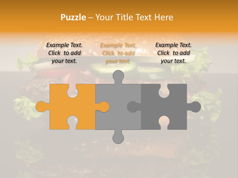 Sesambr Lebensmittel Bagels PowerPoint Template