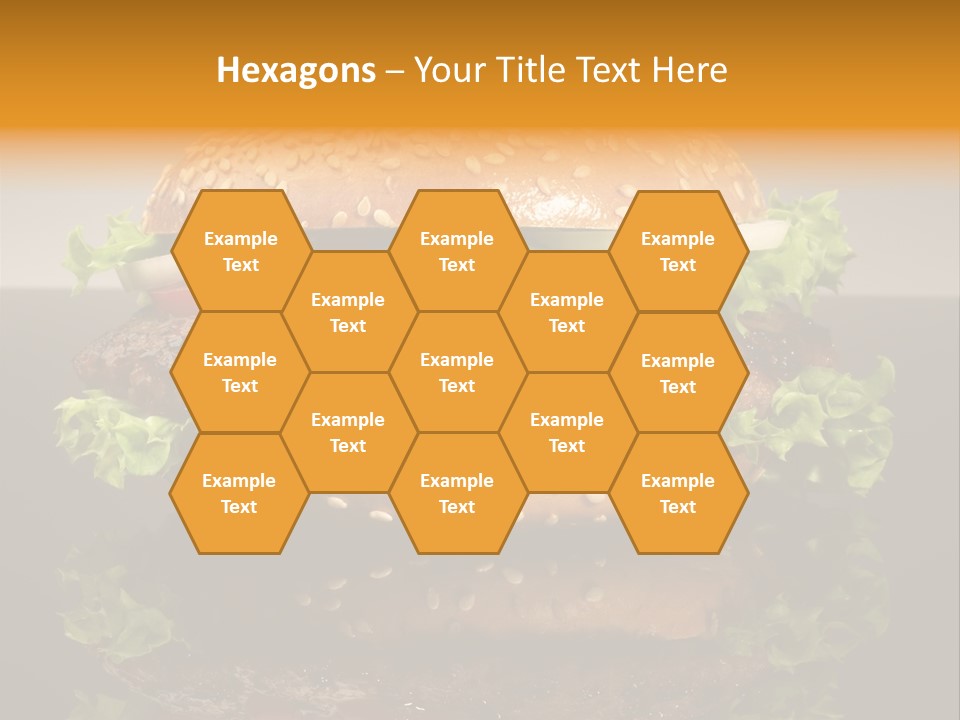 Sesambr Lebensmittel Bagels PowerPoint Template