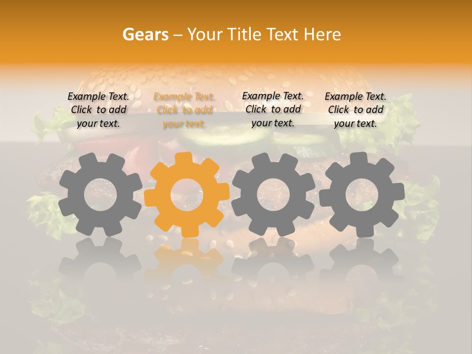 Sesambr Lebensmittel Bagels PowerPoint Template