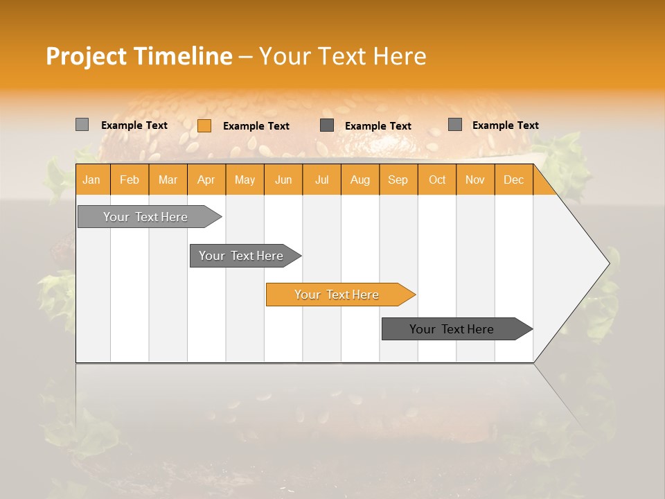 Sesambr Lebensmittel Bagels PowerPoint Template