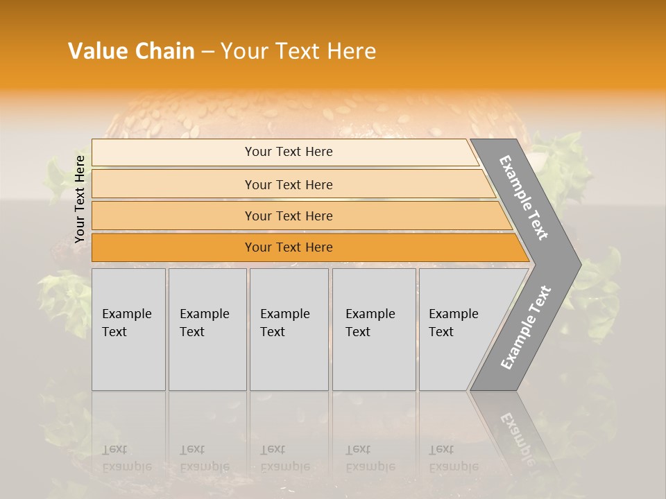 Sesambr Lebensmittel Bagels PowerPoint Template