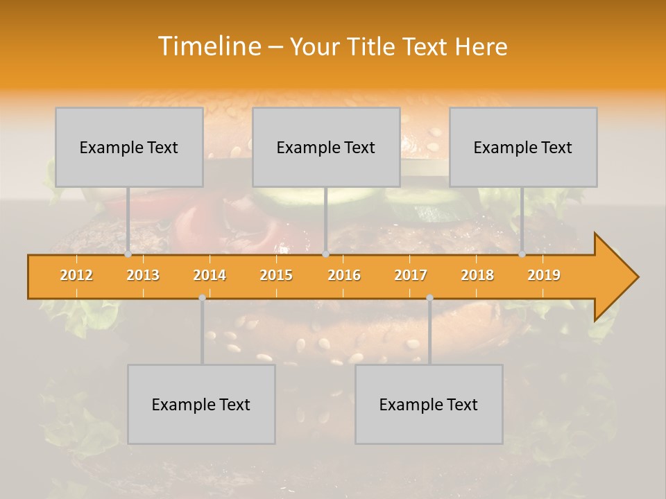 Sesambr Lebensmittel Bagels PowerPoint Template