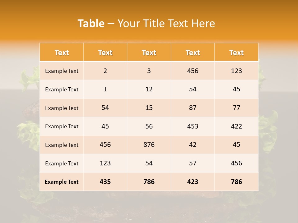 Sesambr Lebensmittel Bagels PowerPoint Template