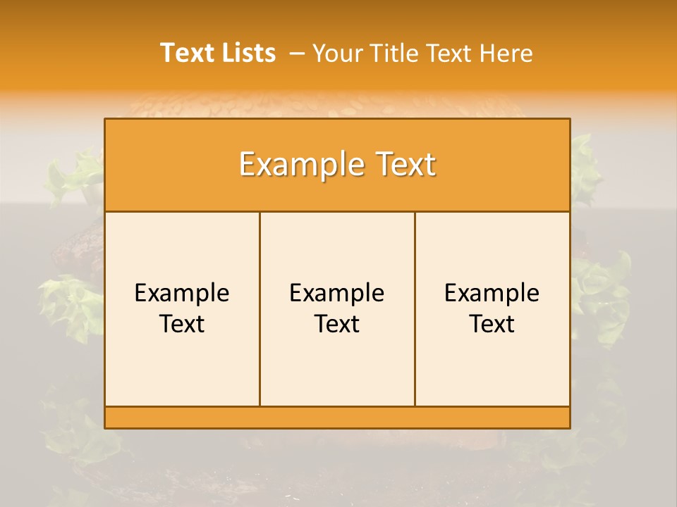 Sesambr Lebensmittel Bagels PowerPoint Template