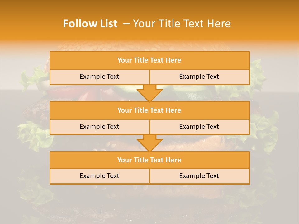 Sesambr Lebensmittel Bagels PowerPoint Template