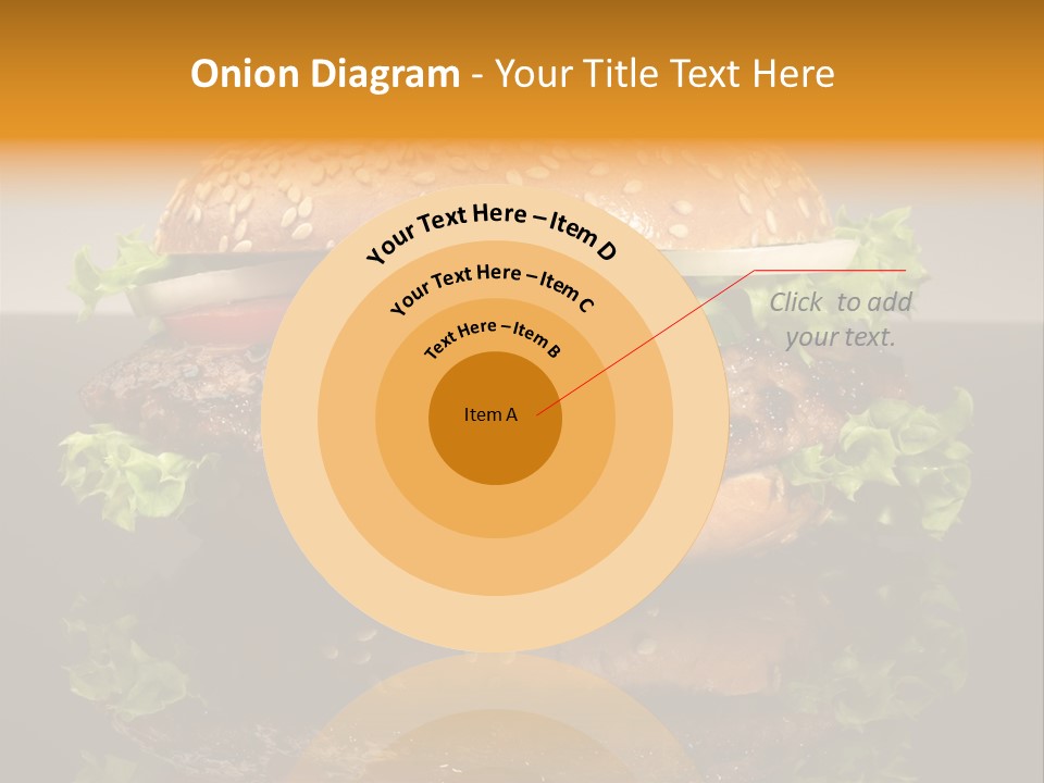 Sesambr Lebensmittel Bagels PowerPoint Template