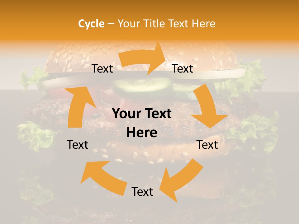 Sesambr Lebensmittel Bagels PowerPoint Template