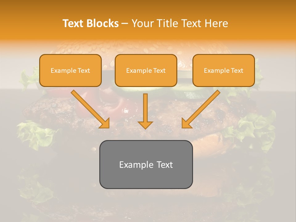 Sesambr Lebensmittel Bagels PowerPoint Template