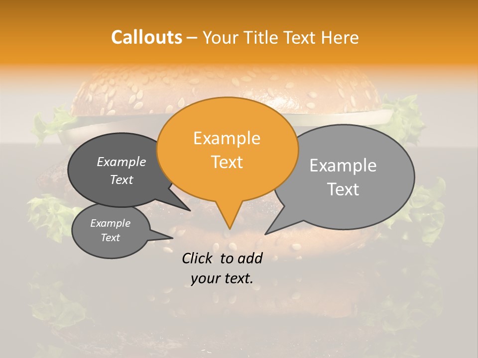 Sesambr Lebensmittel Bagels PowerPoint Template