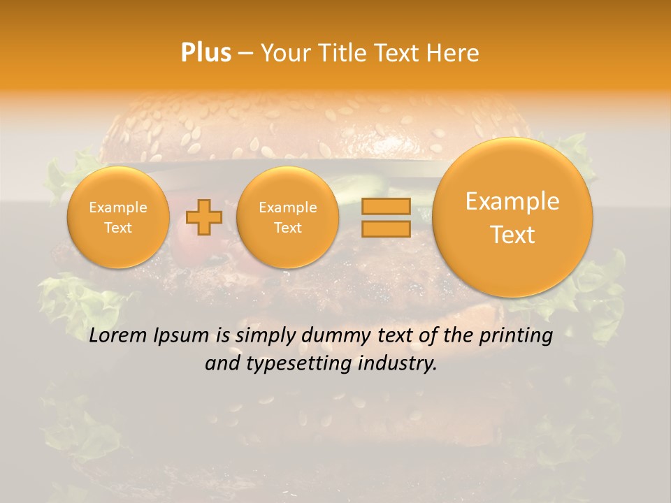 Sesambr Lebensmittel Bagels PowerPoint Template