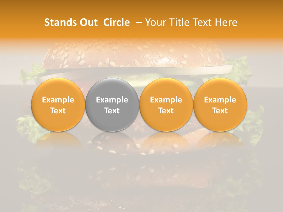 Sesambr Lebensmittel Bagels PowerPoint Template