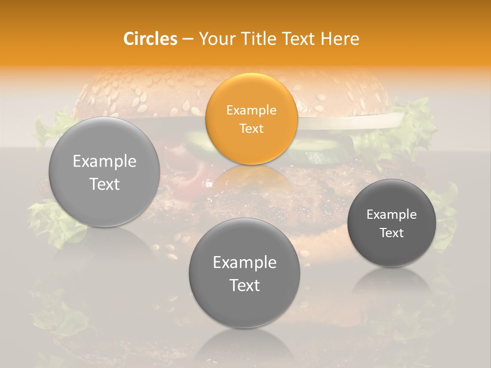 Sesambr Lebensmittel Bagels PowerPoint Template