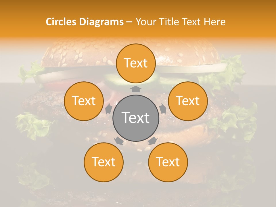 Sesambr Lebensmittel Bagels PowerPoint Template