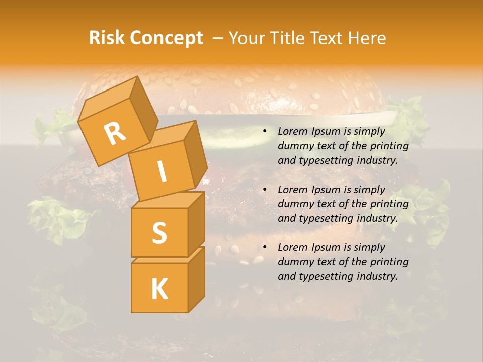 Sesambr Lebensmittel Bagels PowerPoint Template