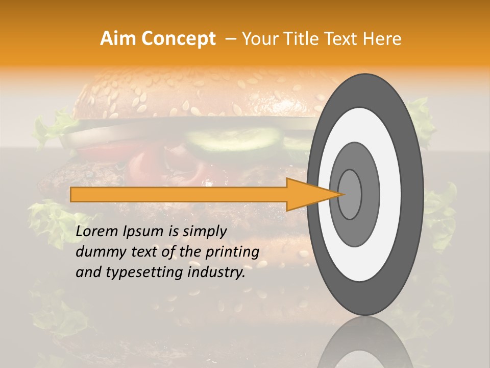 Sesambr Lebensmittel Bagels PowerPoint Template