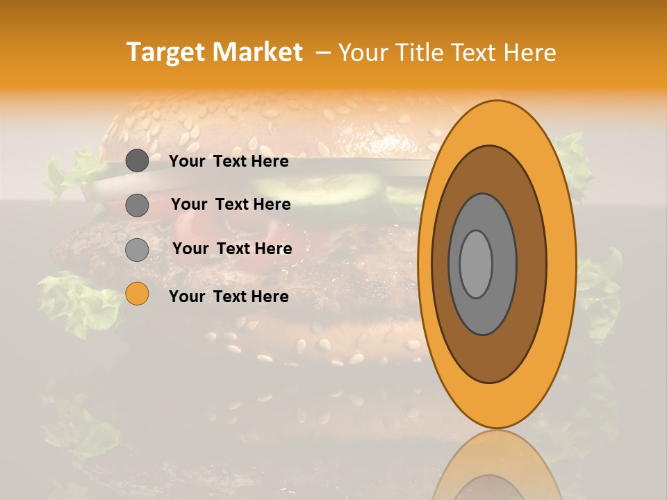 Sesambr Lebensmittel Bagels PowerPoint Template