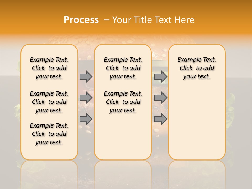 Sesambr Lebensmittel Bagels PowerPoint Template