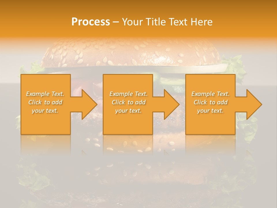 Sesambr Lebensmittel Bagels PowerPoint Template