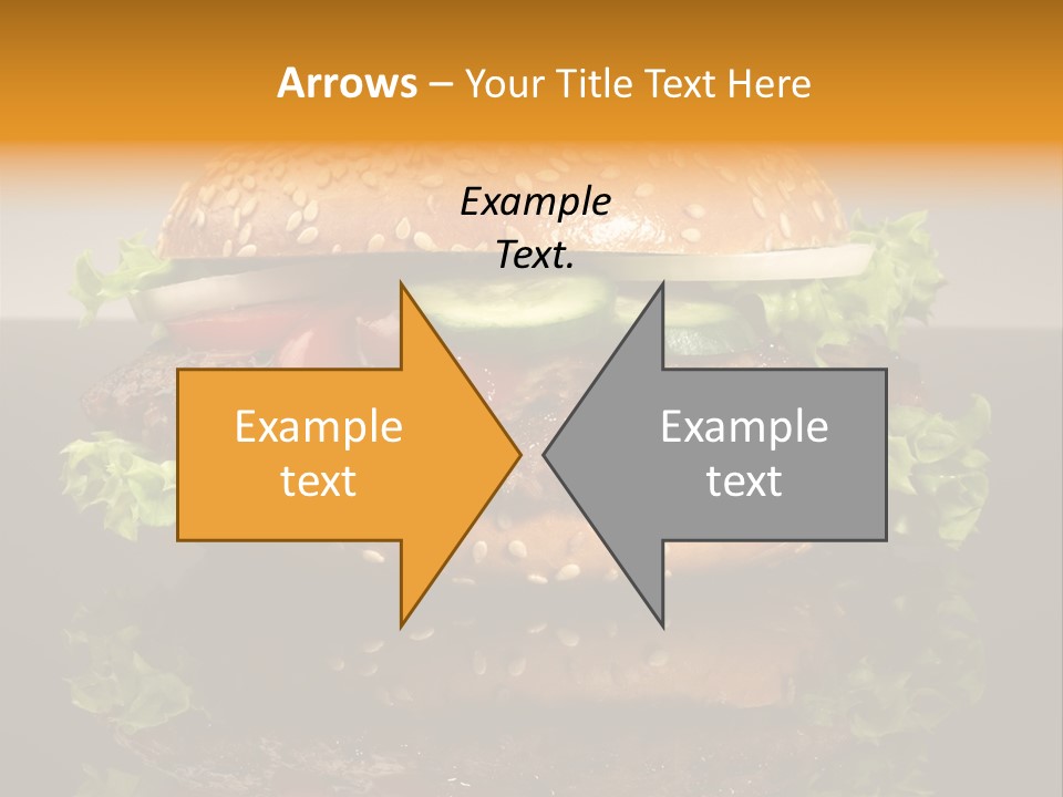 Sesambr Lebensmittel Bagels PowerPoint Template