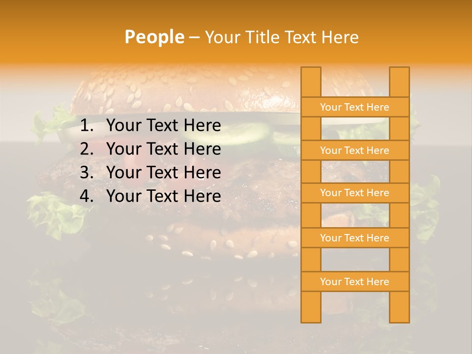 Sesambr Lebensmittel Bagels PowerPoint Template