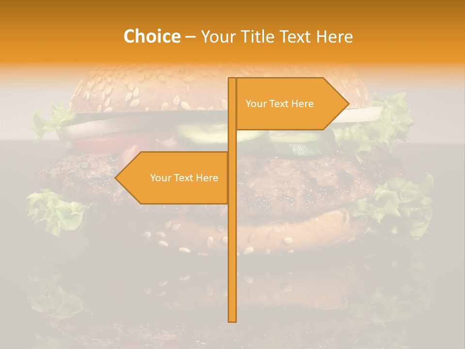 Sesambr Lebensmittel Bagels PowerPoint Template