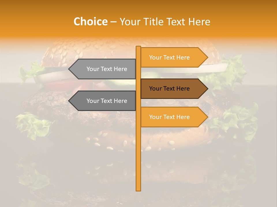 Sesambr Lebensmittel Bagels PowerPoint Template