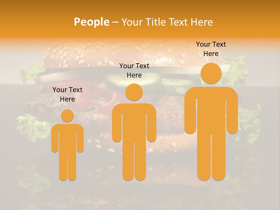 Sesambr Lebensmittel Bagels PowerPoint Template