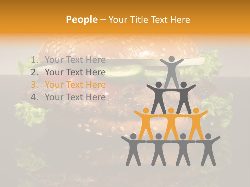 Sesambr Lebensmittel Bagels PowerPoint Template