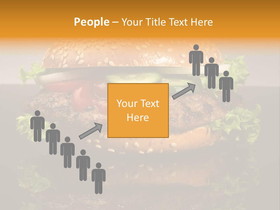 Sesambr Lebensmittel Bagels PowerPoint Template