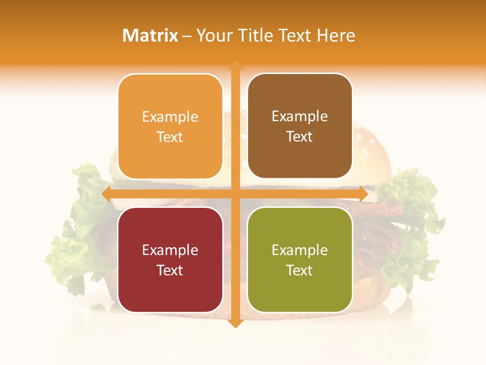 Beef Blattsalat Bacon PowerPoint Template