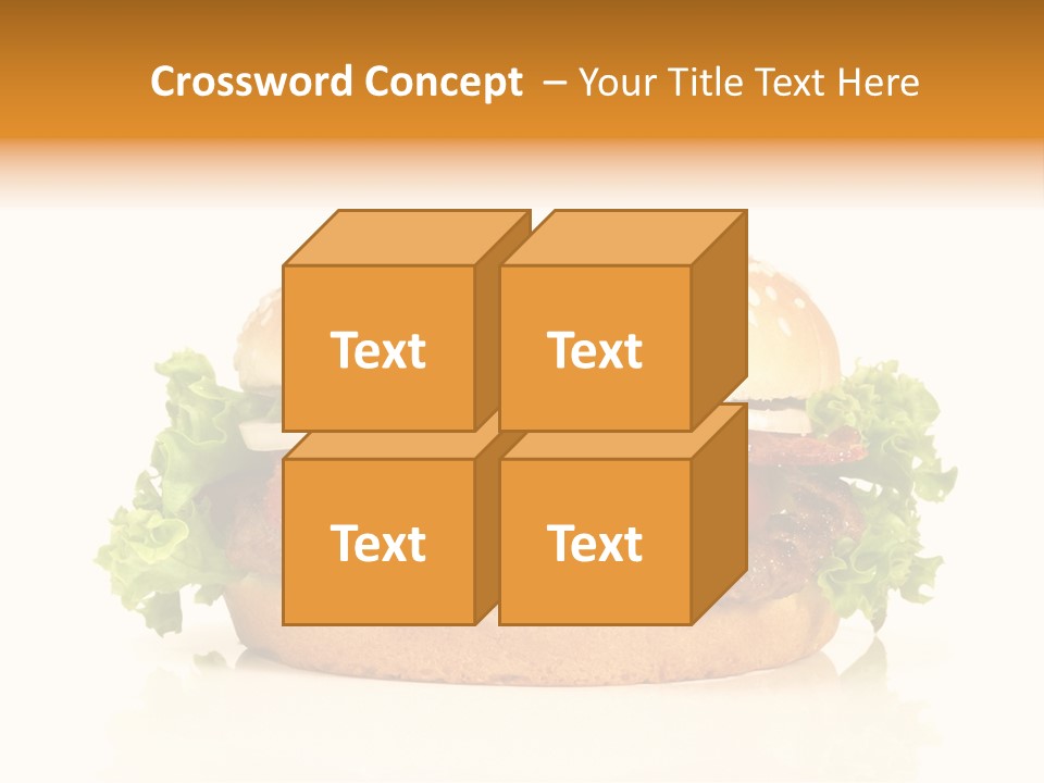 Beef Blattsalat Bacon PowerPoint Template