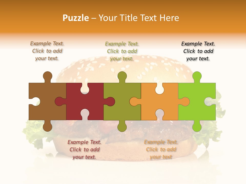 Beef Blattsalat Bacon PowerPoint Template