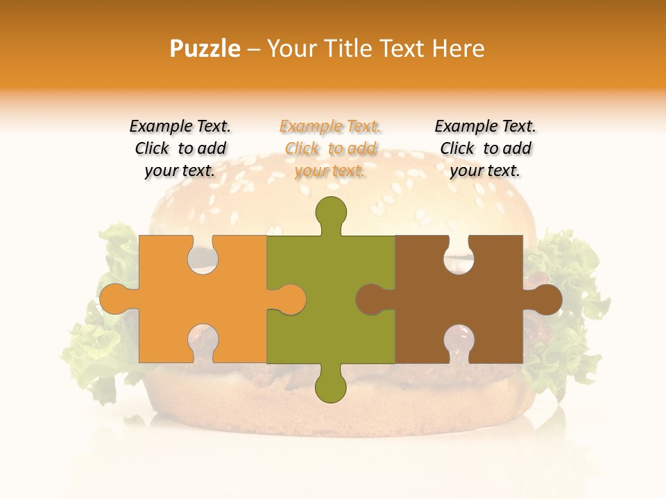 Beef Blattsalat Bacon PowerPoint Template