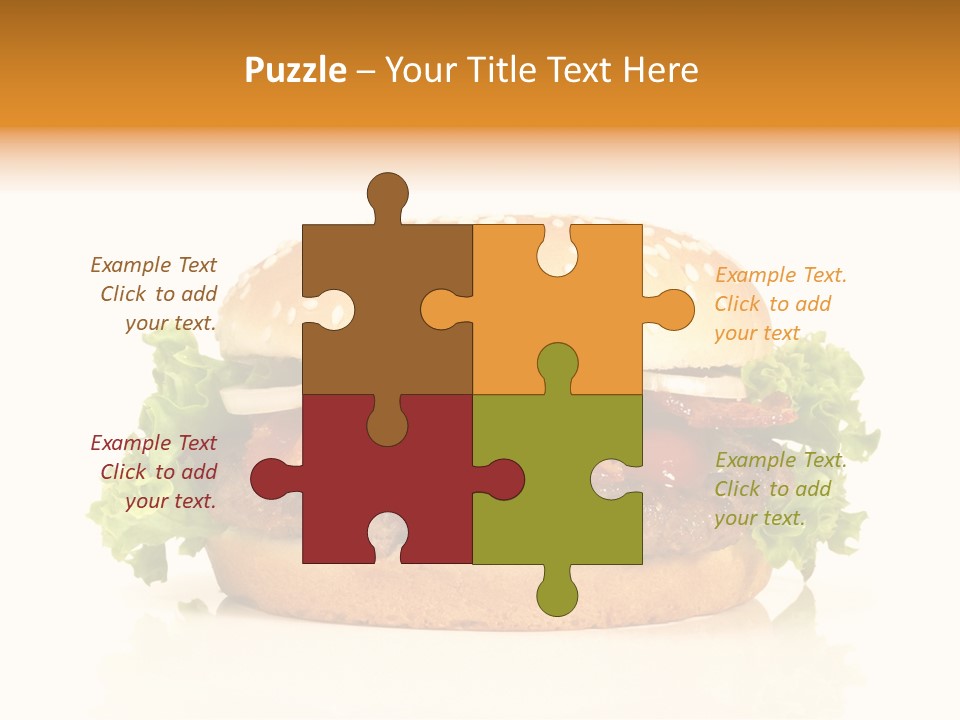 Beef Blattsalat Bacon PowerPoint Template