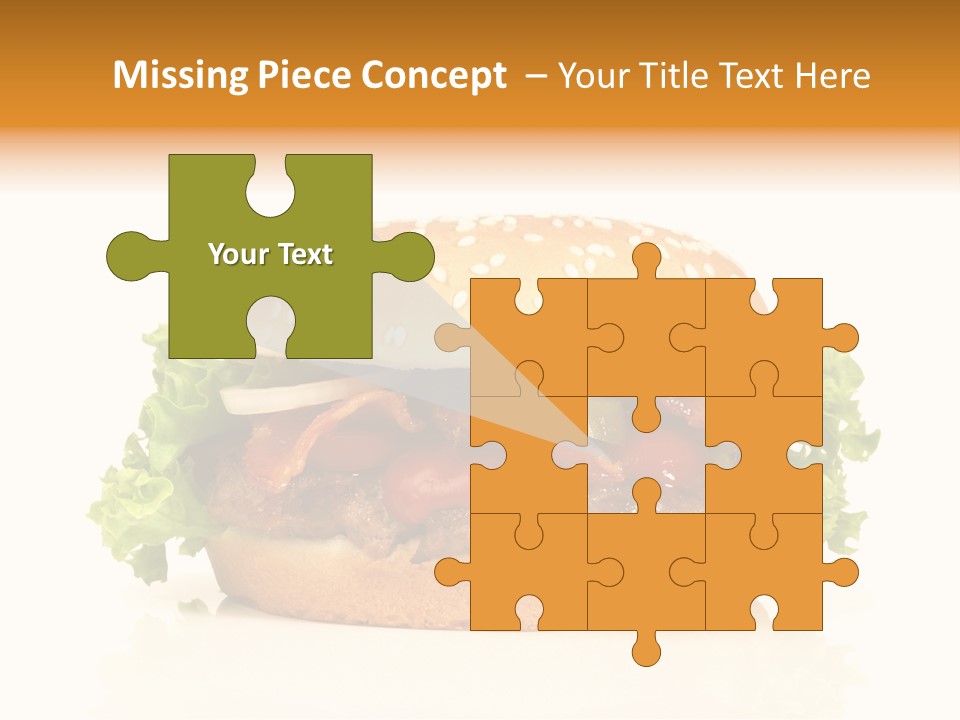 Beef Blattsalat Bacon PowerPoint Template