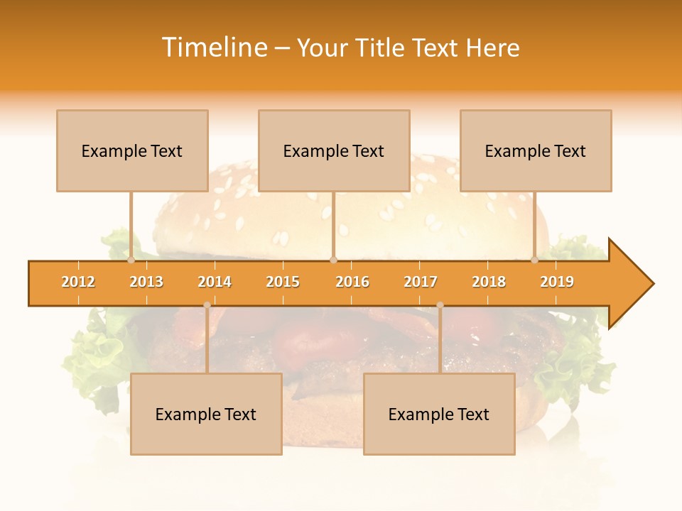 Beef Blattsalat Bacon PowerPoint Template