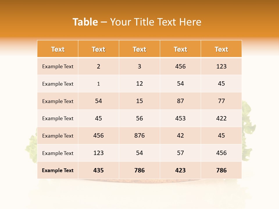 Beef Blattsalat Bacon PowerPoint Template